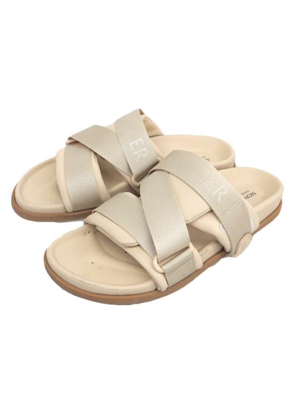 Moncler Sandals Shoes Beige